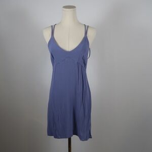 LA Hearts Strappy Backless Mini Dress Periwinkle Blue Spaghetti Strap Size M